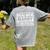 Real Men Marry Teachers Teacher Women's Comfort Colors T-Shirt Back Print Grey