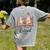 Retired 2025 A New Chapter Begins Retirement Teacher Book Women's Comfort Colors T-Shirt Back Print Grey