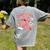 Retro Howdy Partners Cowgirl Cowboy Teacher Back To School Women's Comfort Colors T-Shirt Back Print Grey Retro Howdy Partners Cowgirl Cowboy Teacher Back To School Women's Comfort Colors T-Shirt Back Print Grey