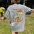 Retro Howdy Pre-K Back To School Western Teacher Women's Comfort Colors T-Shirt Back Print Grey Retro Howdy Pre-K Back To School Western Teacher Women's Comfort Colors T-Shirt Back Print Grey