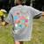 Retro Play Is Learning Kindergarten Teacher Team Women Women's Comfort Colors T-Shirt Back Print Grey Retro Play Is Learning Kindergarten Teacher Team Women Women's Comfort Colors T-Shirt Back Print Grey
