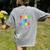 Retro Play Is Learning Teacher Back To School Women's Comfort Colors T-Shirt Back Print Grey Retro Play Is Learning Teacher Back To School Women's Comfort Colors T-Shirt Back Print Grey
