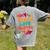 Retro Teach Love Inspire Back To School Teachers Women's Comfort Colors T-Shirt Back Print Grey Retro Teach Love Inspire Back To School Teachers Women's Comfort Colors T-Shirt Back Print Grey