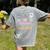 Rock Paper Scissors Teacher Librarian Nothing Beats Reading Women's Comfort Colors T-Shirt Back Print Grey