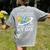 Rotation Of Earth Science Teacher Earth Day Men Women Women's Comfort Colors T-Shirt Back Print Grey