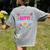 Second Grade Drip Ice Cream Home Plate Baseball Teachers Kid Women's Comfort Colors T-Shirt Back Print Grey Second Grade Drip Ice Cream Home Plate Baseball Teachers Kid Women's Comfort Colors T-Shirt Back Print Grey