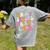 In My Second Grade Era 2nd Grade Girl Teacher Back To School Women's Comfort Colors T-Shirt Back Print Grey