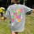 In My Second Grade Era Teachers Women Back To School Girls Women's Comfort Colors T-Shirt Back Print Grey
