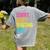 Sorry Can't Quilting Bye Teacher Student Quilting Women's Comfort Colors T-Shirt Back Print Grey Sorry Can't Quilting Bye Teacher Student Quilting Women's Comfort Colors T-Shirt Back Print Grey
