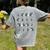 Space Science Student Teacher Leonard Moon Phases Men Women Kids Women's Comfort Colors T-Shirt Back Print Grey