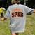 Sped Squad Team Special Education Teacher Halloween Women's Comfort Colors T-Shirt Back Print Grey Sped Squad Team Special Education Teacher Halloween Women's Comfort Colors T-Shirt Back Print Grey