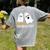 Spooky Inequalities Ghosts Halloween Math Teacher Women's Comfort Colors T-Shirt Back Print Grey Spooky Inequalities Ghosts Halloween Math Teacher Women's Comfort Colors T-Shirt Back Print Grey