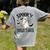 Spooky Toddler Teacher Halloween School Women's Comfort Colors T-Shirt Back Print Grey