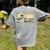 Surfing Boston Terrier Kanagawa Wave Japanese Dog For Men Women Kids Women's Comfort Colors T-Shirt Back Print Grey