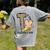 T Is For Teacher’s Aide Back To First Day Of School Leopard Men Women Girls Kids Women's Comfort Colors T-Shirt Back Print Grey