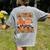 I Teach The Coolest Pumpkins In The Patch Teacher Halloween Women's Comfort Colors T-Shirt Back Print Grey