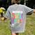 I Teach Future Superheroes Teacher Teaching Women's Comfort Colors T-Shirt Back Print Grey