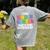 I Teach Kindergarten What Is Your Superpower Teacher Women's Comfort Colors T-Shirt Back Print Grey