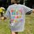 Teacher We Are Like a Box Of Crayons For Men Women Kids Women's Comfort Colors T-Shirt Back Print Grey