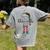 The Teacher Elf Shirt Matching Family Christmas Elf Men Women Kids Women's Comfort Colors T-Shirt Back Print Grey
