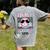 In My Teacher Era Groovy Tie Dye Back To School Cute Teacher Women's Comfort Colors T-Shirt Back Print Grey
