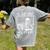 Teacher Halloween Shirt I'Ll Just Wait Until It's Quiet Women's Comfort Colors T-Shirt Back Print Grey