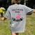 This Teacher Loves Her Flock Cute Flamingo Teacher Women's Comfort Colors T-Shirt Back Print Grey This Teacher Loves Her Flock Cute Flamingo Teacher Women's Comfort Colors T-Shirt Back Print Grey
