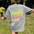 Teacher Overuse 67 Teacher Women's Comfort Colors T-Shirt Back Print Grey
