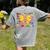Teacher Pencil Coquette Bow Back To School Teacher Women's Comfort Colors T-Shirt Back Print Grey Teacher Pencil Coquette Bow Back To School Teacher Women's Comfort Colors T-Shirt Back Print Grey