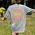 Teacher Teachers Love Brains Halloween Men Women Women's Comfort Colors T-Shirt Back Print Grey