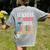 Teachers Are Just Superheroes In Disguise Back To School Women's Comfort Colors T-Shirt Back Print Grey