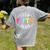 Team Fifth Grade Teacher Back To School 5th Grade Squad Kids Women's Comfort Colors T-Shirt Back Print Grey
