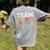Team Kindergarten Shirt Boy Girl Teacher Graduation Women's Comfort Colors T-Shirt Back Print Grey