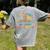 Team SPED We Grow With The Flow Special Ed Teacher Women's Comfort Colors T-Shirt Back Print Grey