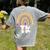 Team TK Transitional Kindergaten TK Crew Squad Teacher Kids Women's Comfort Colors T-Shirt Back Print Grey