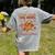 Thanksgiving Grammar Thankful English Teacher Fall Turkey Women's Comfort Colors T-Shirt Back Print Grey