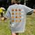 Thanksgiving Order Of Operations Thanksgiving Math Teacher Women's Comfort Colors T-Shirt Back Print Grey