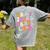 In My Third Grade Era 3rd Grade Era Teacher Back To School Women's Comfort Colors T-Shirt Back Print Grey