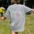 Tiny Humans Are My Favorite Daycare Provider Teacher Daycare Women's Comfort Colors T-Shirt Back Print Grey