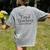 The Tired Teachers Department Teacher Appreciation Day Women's Comfort Colors T-Shirt Back Print Grey