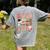 Tis The Season For Inclusion Christmas Sped Teacher Women's Comfort Colors T-Shirt Back Print Grey