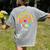TK And Kinder Crew TK Teacher Transitional Kindergarten PreK Women's Comfort Colors T-Shirt Back Print Grey
