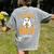 Toddler Boo Crew Babysitters Daycare Teacher Halloween Party Women's Comfort Colors T-Shirt Back Print Grey