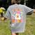 Trick Or Teach Cute Floral Ghost Teacher Halloween Costume Women's Comfort Colors T-Shirt Back Print Grey Trick Or Teach Cute Floral Ghost Teacher Halloween Costume Women's Comfort Colors T-Shirt Back Print Grey