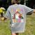 Trick Or Teach Ghost Teacher School Halloween Men Women Women's Comfort Colors T-Shirt Back Print Grey Trick Or Teach Ghost Teacher School Halloween Men Women Women's Comfort Colors T-Shirt Back Print Grey