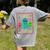 Trick Or Teach Neon Ghost Flower Teacher Spooky Halloween Women's Comfort Colors T-Shirt Back Print Grey Trick Or Teach Neon Ghost Flower Teacher Spooky Halloween Women's Comfort Colors T-Shirt Back Print Grey