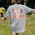 Trick Or Teach Teacher Halloween Costume Men Women Women's Comfort Colors T-Shirt Back Print Grey