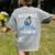 Water Polo Because It's Fun To Drown Your Friends Waterpolo Women's Comfort Colors T-Shirt Back Print Grey