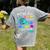 We'Re All Different But We Swim Together Elementary Teacher Women's Comfort Colors T-Shirt Back Print Grey We'Re All Different But We Swim Together Elementary Teacher Women's Comfort Colors T-Shirt Back Print Grey