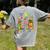Wild About Teaching Safari Jungle School Teacher Women's Comfort Colors T-Shirt Back Print Grey Wild About Teaching Safari Jungle School Teacher Women's Comfort Colors T-Shirt Back Print Grey